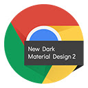 New Dark Material Design 2 Theme [2018]  screen for extension Chrome web store in OffiDocs Chromium